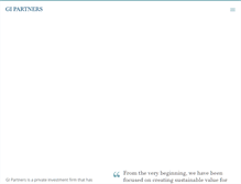 Tablet Screenshot of gipartners.com